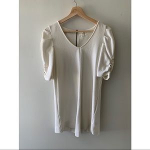 Anthropologie Deletta White Dress